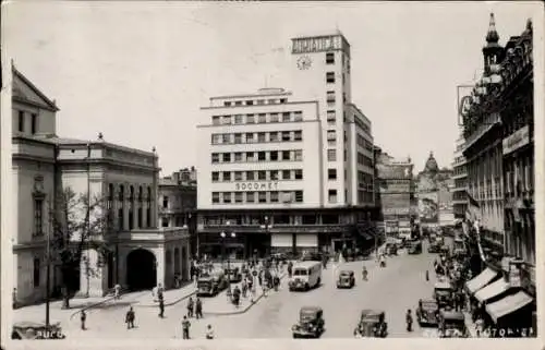 Ak București Bukarest Rumänien, Calea Victorie, Straßenpartie