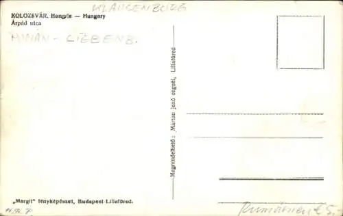 Ak Cluj Napoca Klausenburg Kolozsvar Rumänien, Ministerium