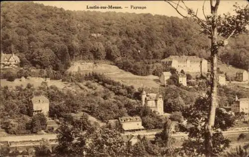 Ak Lustin Profondeville Wallonien Namur, Paysage