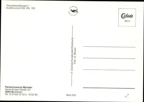 Ak Bundeswehr, Panzerkampfwagen