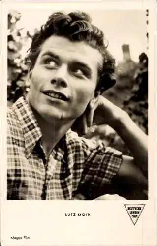 Ak Schauspieler Lutz Moik, Portrait, Der fröhliche Weinberg, Autogramm