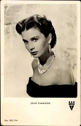 Ak Schauspielerin Jean Simmons, Portrait, Film Androklus und der Löwe