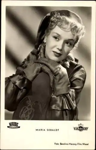 Ak Schauspielerin Maria Sebaldt, Berolina Film