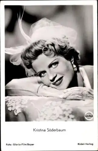 Ak Schauspielerin Kristina Söderbaum, Film Sterne über Colombo, Portrait