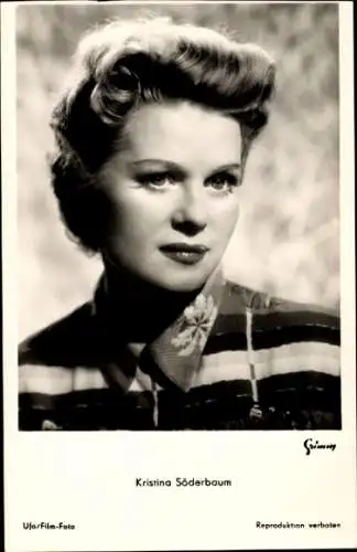 Ak Schauspielerin Kristina Söderbaum, Portrait, Grimm