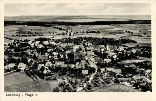 Ak Loßburg im Schwarzwald, Fliegeraufnahme