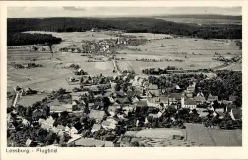 Ak Loßburg im Schwarzwald, Fliegeraufnahme