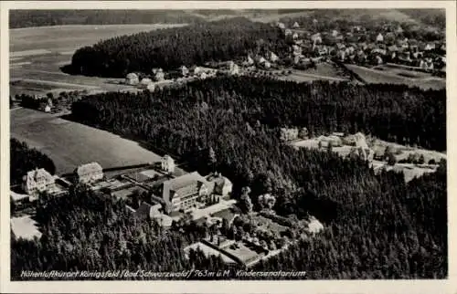 Ak Königsfeld im Schwarzwald Baden, Fliegeraufnahme, Kindersanatorium