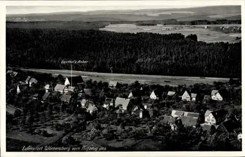 Ak Wörnersberg im Nordschwarzwald, Fliegeraufnahme