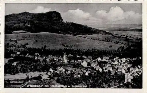 Ak Wellendingen Rottweil am Neckar im Schwarzwald, Fliegeraufnahme