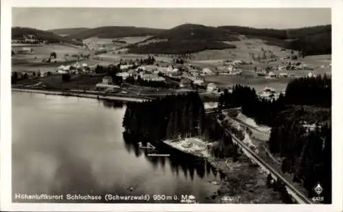 Ak Schluchsee im Schwarzwald, Fliegeraufnahme