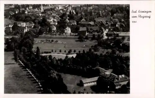 Ak Bad Krozingen im Breisgau Schwarzwald, Fliegeraufnahme