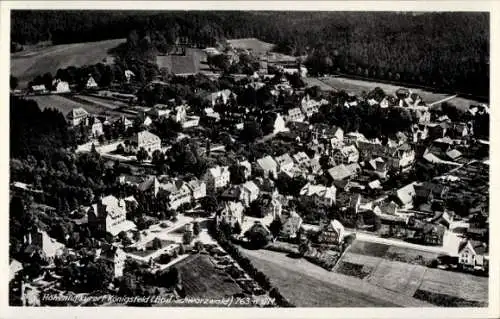 Ak Königsfeld im Schwarzwald Baden, Fliegeraufnahme