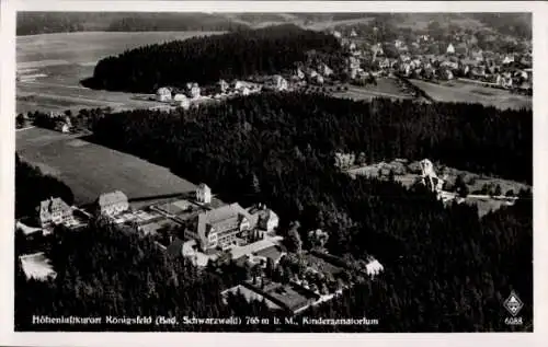 Ak Königsfeld im Schwarzwald, Fliegeraufnahme, Kindersanatorium