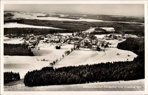 Ak Königsfeld im Schwarzwald Baden, Fliegeraufnahme