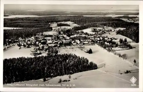 Ak Königsfeld im Schwarzwald Baden, Fliegeraufnahme