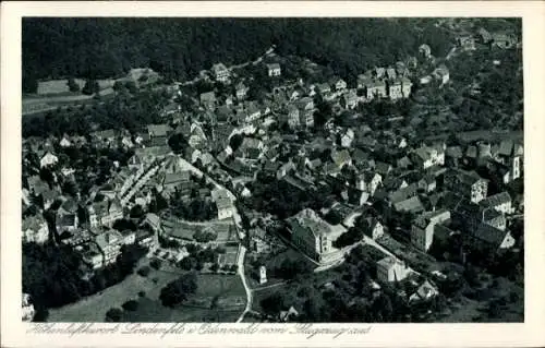 Ak Lindenfels im Odenwald, Fliegeraufnahme