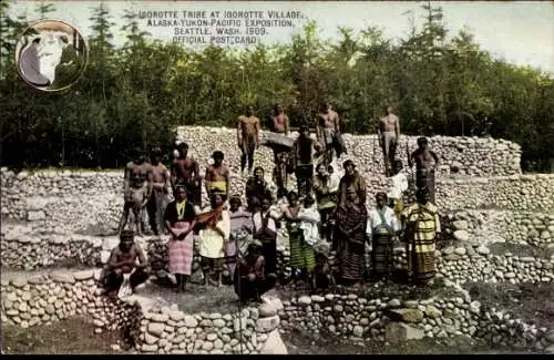 Ak Seattle Washington USA, Igorotte Tribe, Alaska Yukon Pacific Exposition 1909