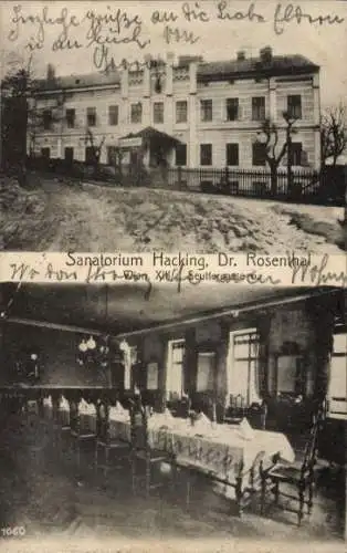 Ak Wien 13 Hietzing Österreich, Sanatorium Hacking, Dr. Rosenthal