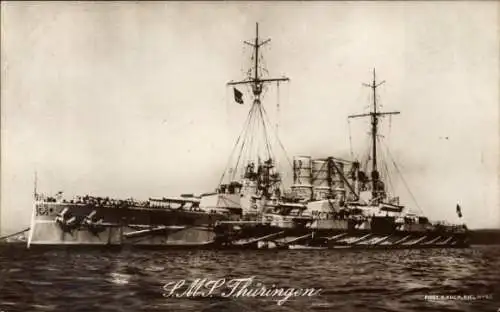 Ak Deutsches Kriegsschiff SMS Thüringen, Kaiserliche Marine