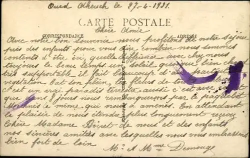 Ak Passagierschiff Meknes, CGT