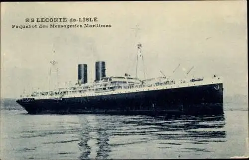 Ak Paquebot SS Leconte de Lisle, Messageries Maritimes