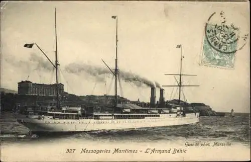 Ak Passagierdampfer L'Armand Behic
