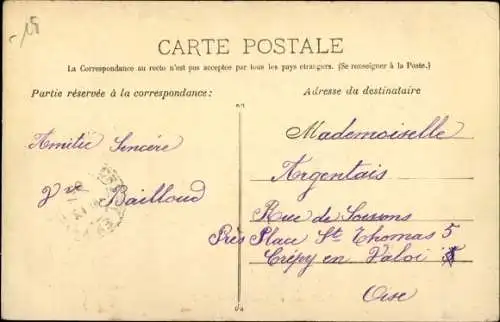 Ak Passagierdampfer L'Armand Behic