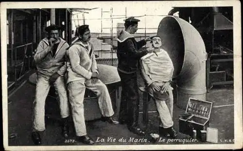 Ak La Vie du Marin, Le perruquier