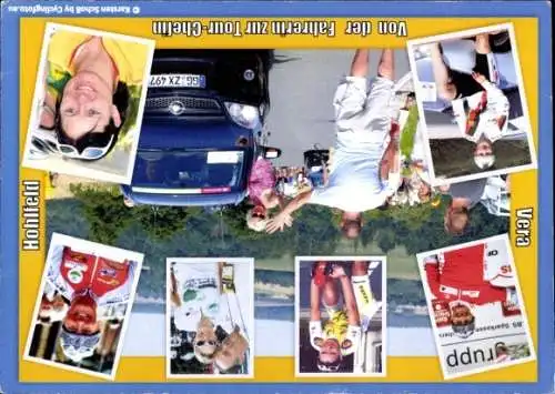 Ak Radrennfahrerin Vera Hohlfeld, Autogramm