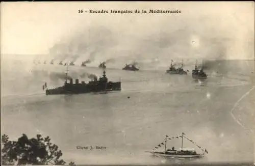 Ak Escadre française de la Méditerranée, Marine française