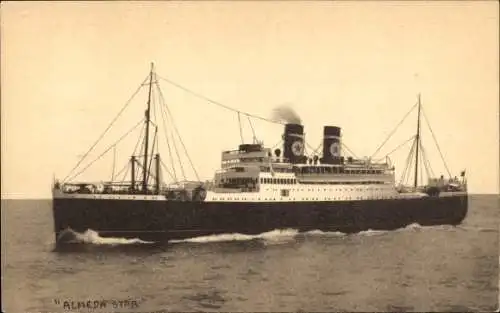 Ak Dampfer Almeda Star, Blue Star Line