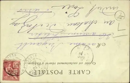 Ak Schiff Wisy, Im Hintergrund Gebirge