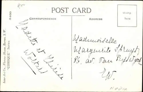 Ak Glückwunsch Ostern, Fliehende Küken, Ei