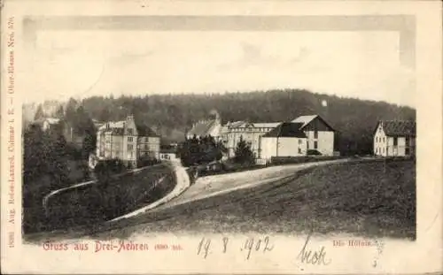 Ak Trois Épis Drei Ähren Elsass Haut Rhin, Die Hôtels