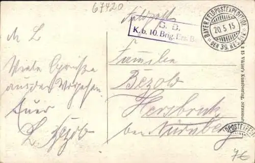 Ak Saales Saal Elsass Bas Rhin, Saales (Els.) Totalansicht