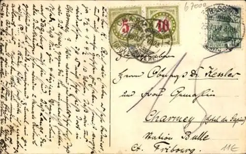 Ak Straßburg Elsass Bas Rhin,  Ruprechtsauer Allee, Apotheke