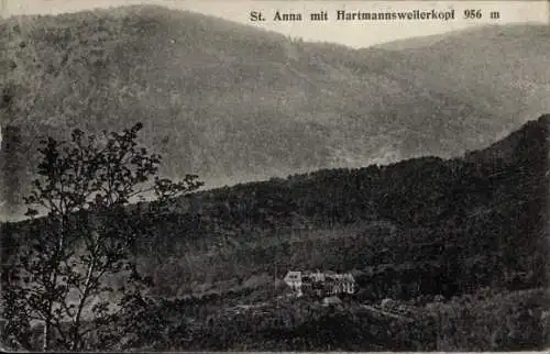 Ak Hartmannsweiler Elsass Haut Rhin, Hartmannsweilerkopf, St. Anna