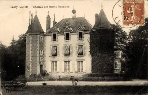 Ak Chateau Renard Loiret, Leary Loiret, Chateau des Saints Germains