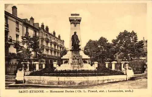 Ak Saint Étienne Loire, Monument Dorian