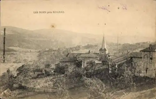 Ak Roanne Loire, Teilansicht, Panorama