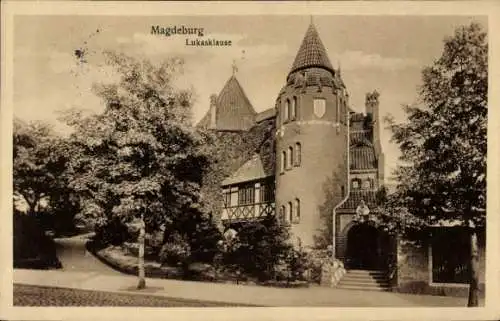 Ak Magdeburg an der Elbe,  Lukasklause