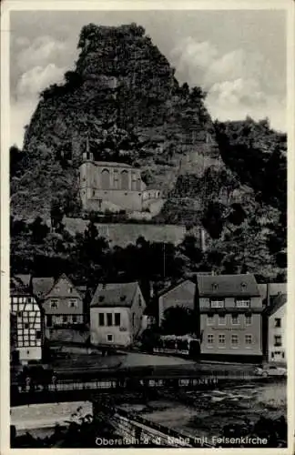 Ak Oberstein an der Nahe, Felsenkirche