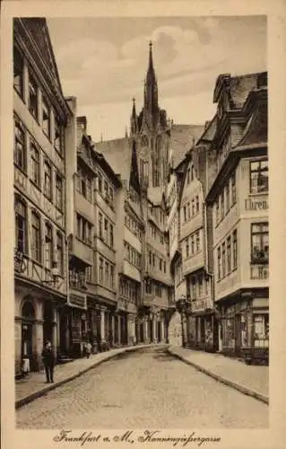 Ak Frankfurt am Main, Kannengießergasse