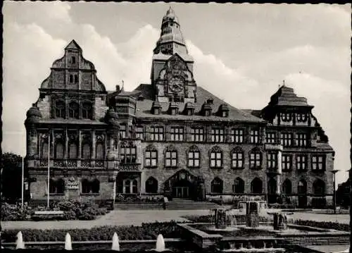 Ak Recklinghausen im Ruhrgebiet, Rathaus