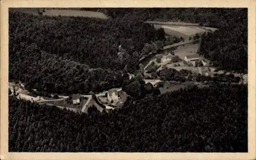 Ak Wendefurth Thale im Harz, Fliegeraufnahme