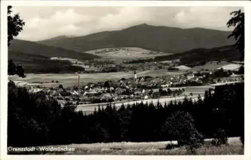 Ak Waldmünchen im Oberpfälzer Wald Bayern, Panorama