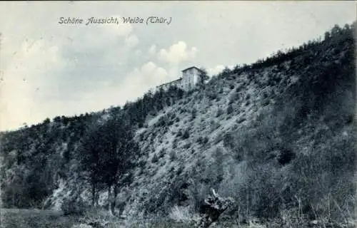 Ak Weida in Thüringen, Schöne Aussicht, Weida (Thür.)