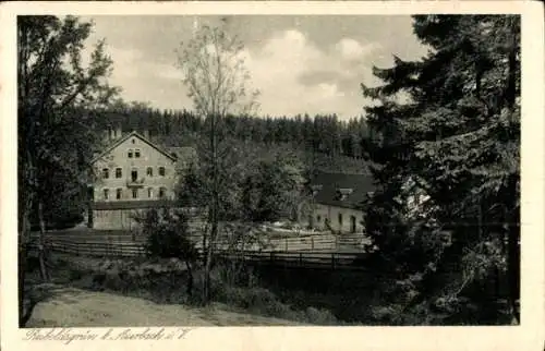 Ak Bad Reiboldsgrün Auerbach im Vogtland, Reiboldsgruen, Gasthof "Zur Post", Inh. Gg. Hofmann