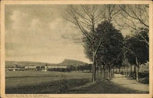 Ak Seehausen am Staffelsee, Blick auf den Ort Seehausen mit Staffelsee und dahinter liegendem ...